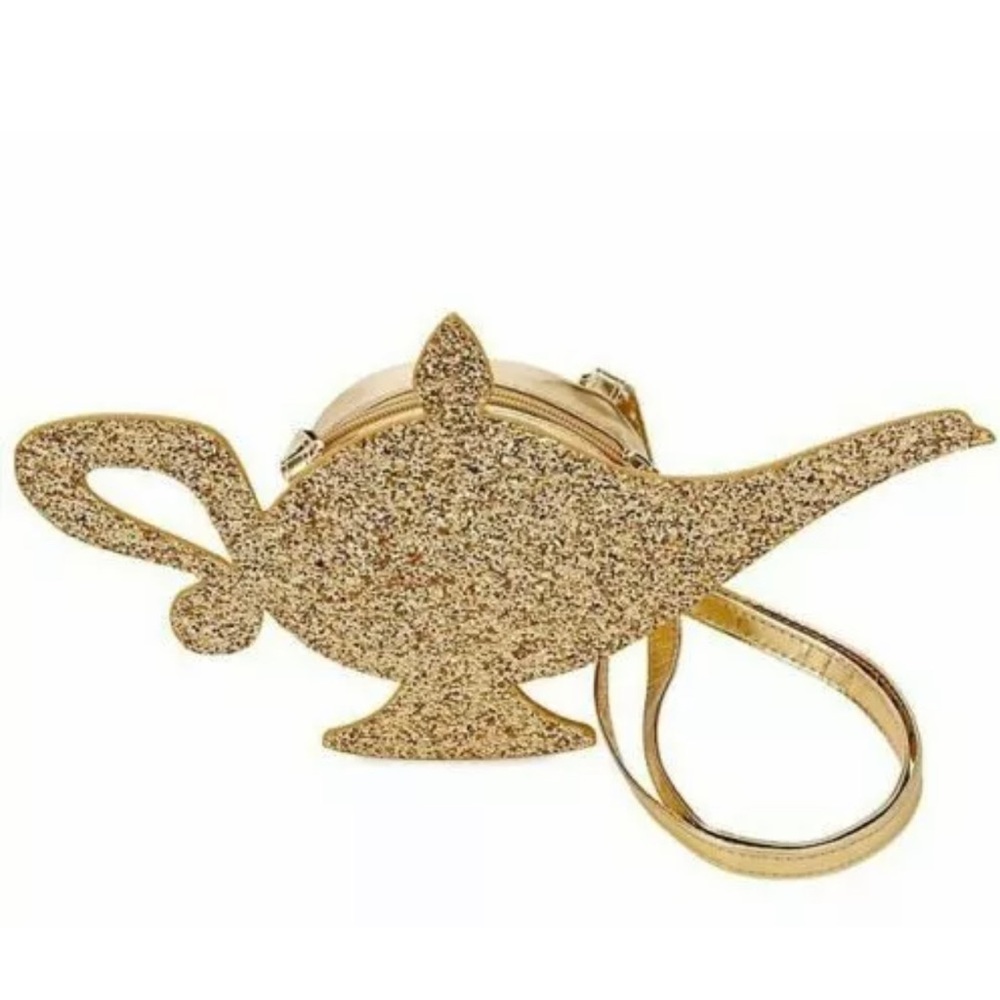 WDW: Genie Aladdin Lamp Glitter Gold Crossbody